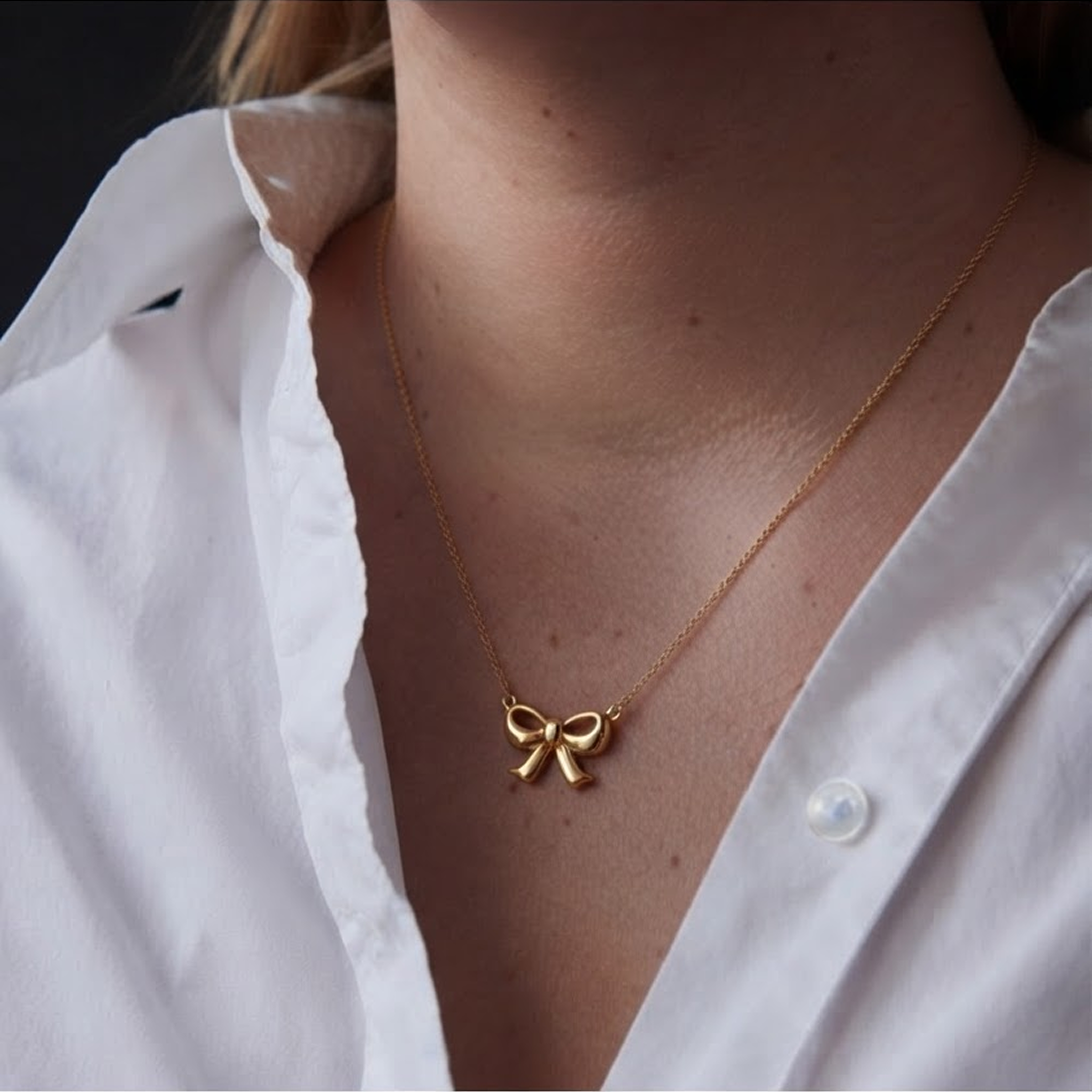 Sophia Bow Necklace
